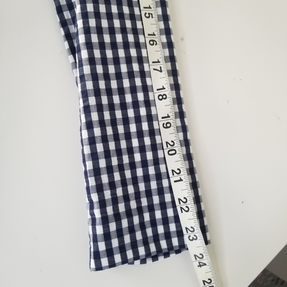 NWT J.Crew Puckered Gingham Navy White Blazer Size 0 Academia Preppy - Picture 12 of 16